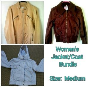 Bundle 3 Women's Size Medium Jackets